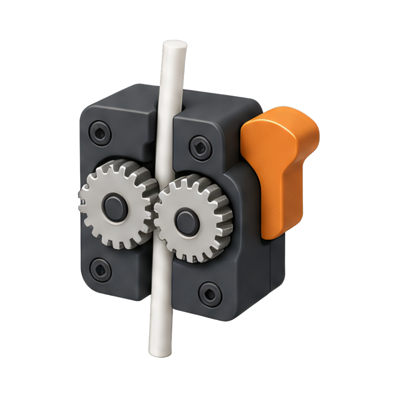 high-performance dual gear extruder