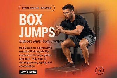 Dynamic Box Jumps Landing Page Design
