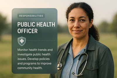 Public Health Officer Responsibilities and Community Health Focus