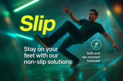 Dynamic Slip Safety Slide Design with Neon Accents