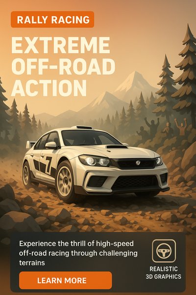 Dynamic Rally Racing Adventure with Off-Road Action