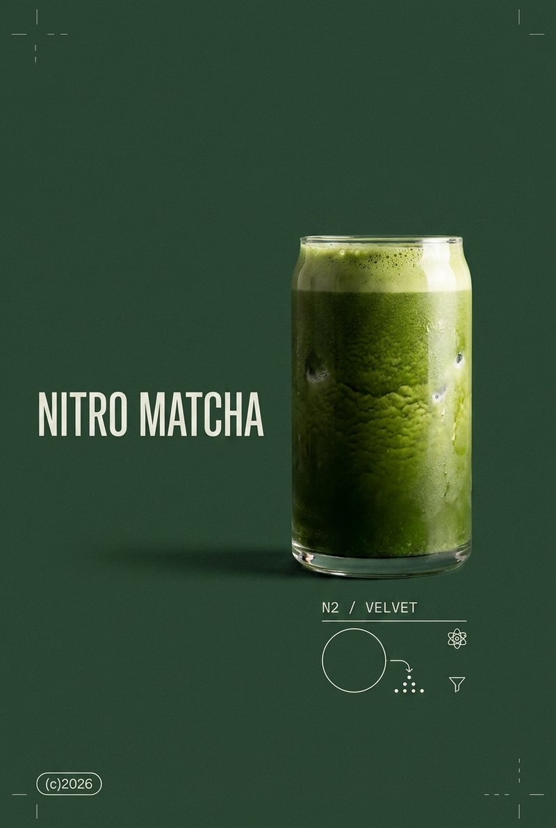 rich green nitro matcha