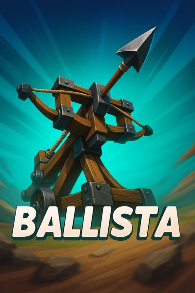 Dynamic Ballista Illustration with Engaging Design Elements