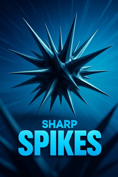 Dynamic Spikes Illustration with Bold Text