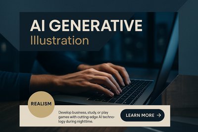 Nighttime Work: Engaging AI Generative Illustration