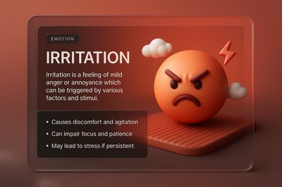 3D Webpage Design Featuring Emotion 'Irritation'
