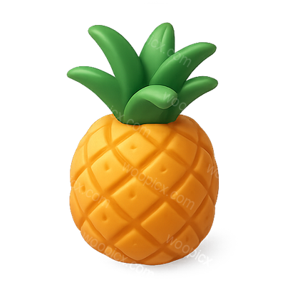 Cute Pineapple Toy with Vibrant Colors
