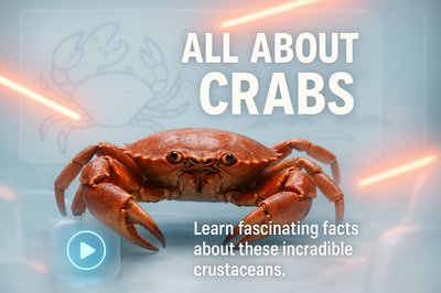 Informative Graphic on Crabs Featuring Engaging Visuals