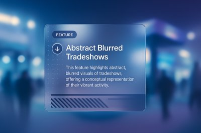 Abstract Blurred Tradeshow Event Representation