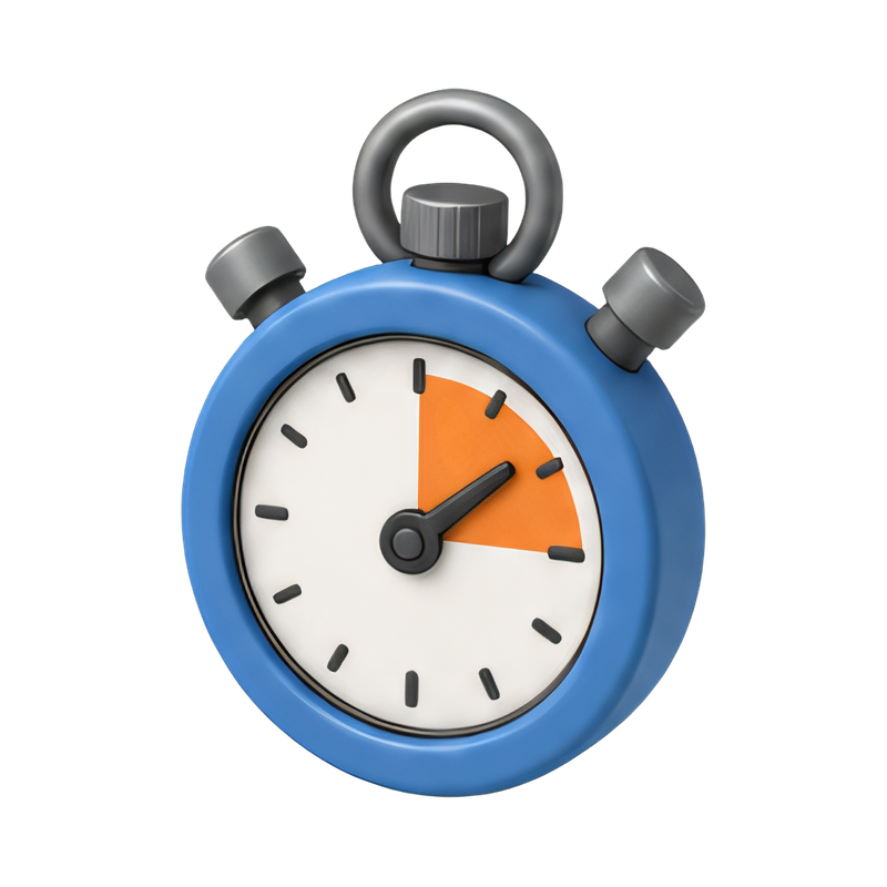 Precision stopwatch for swimmers