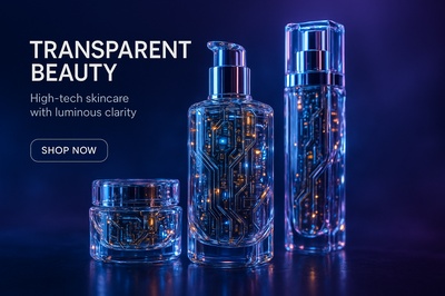 High-Tech Cosmetic Packaging with Luminous Design