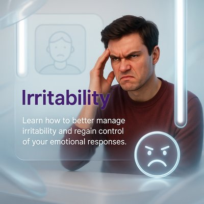 Emotional Wellness Graphic on Irritability Management