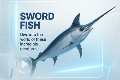 Informative Graphic about Swordfish with Engaging Visuals