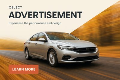 Dynamic Autumn Forest Drive Car Advertisement