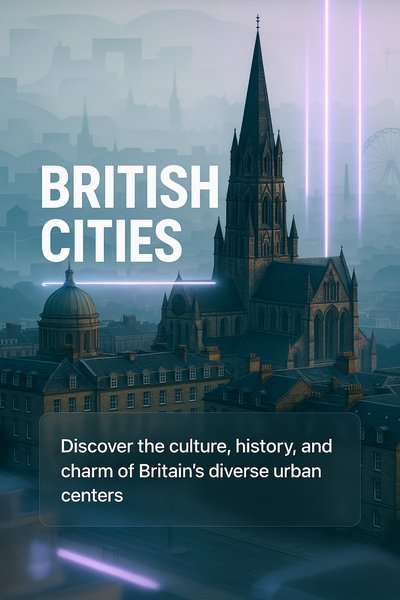 Promotional Graphic for British Cities Exploration