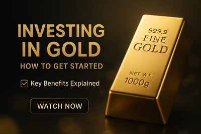Promotional Graphic for Gold Investment Guide