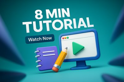 3D Graphic for Online Tutorial Promotion