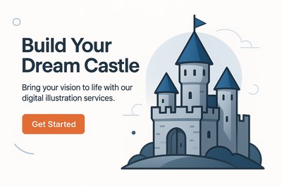 Professional Landing Page for Digital Illustration Services