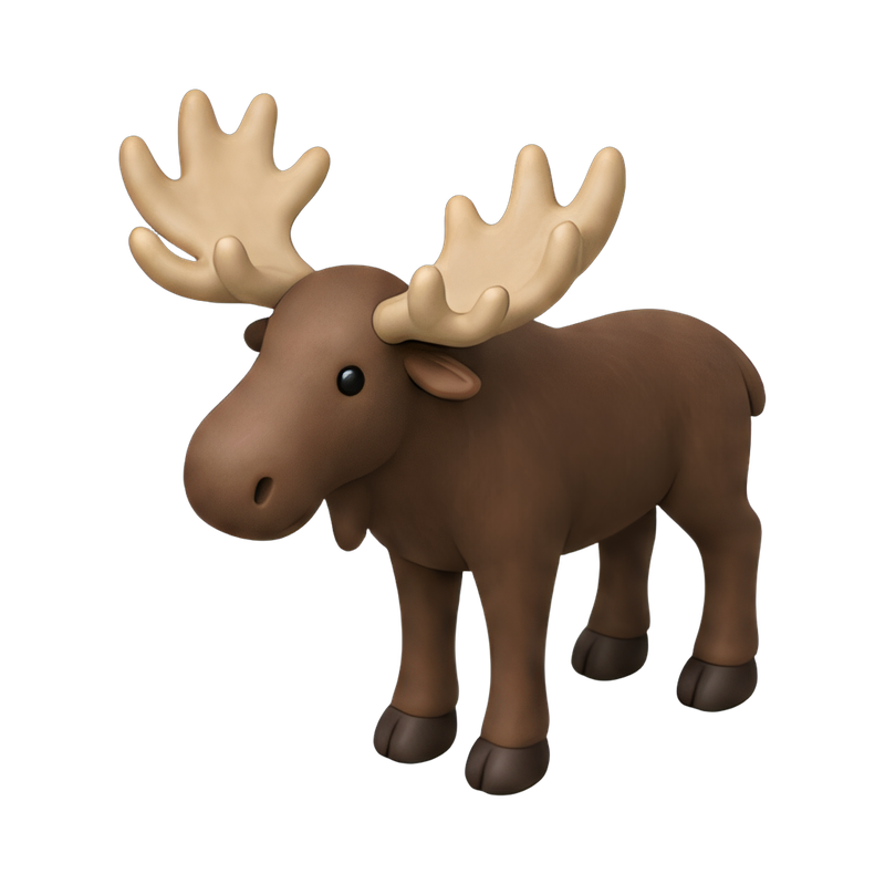 Canadian moose figurine