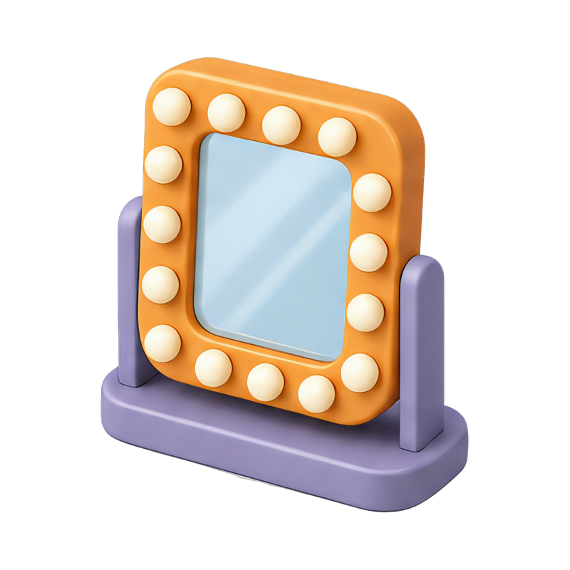 vanity mirror with bulbs