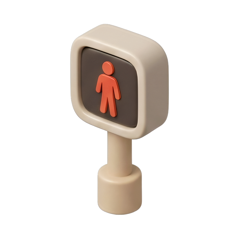 urban pedestrian crossing signal