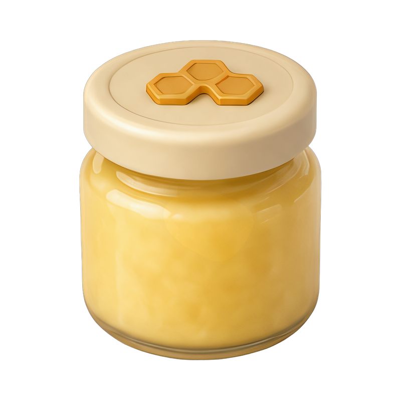 jar of royal jelly