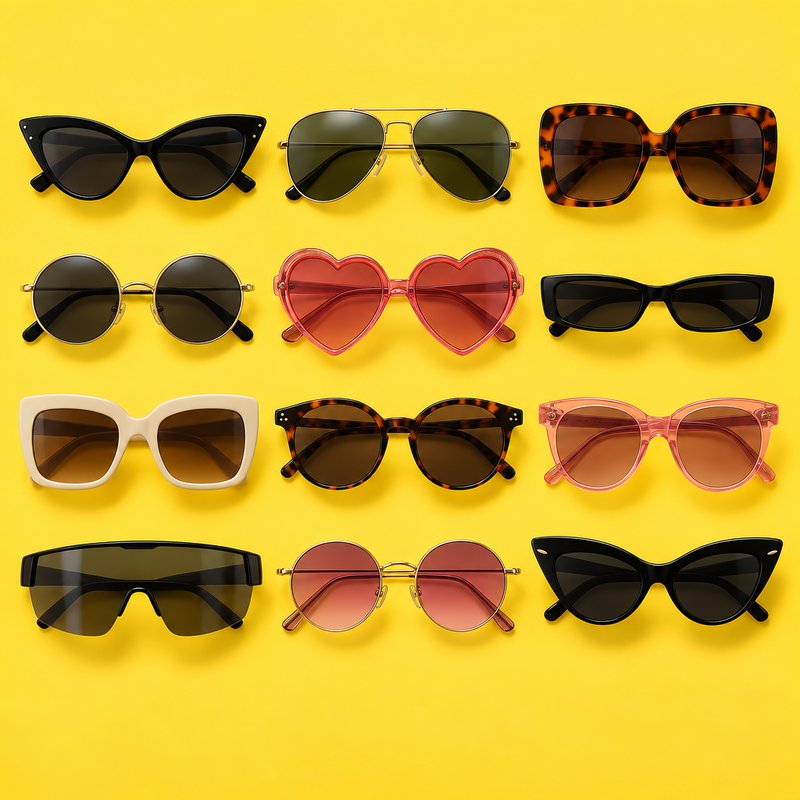 Stylish sunglasses collection