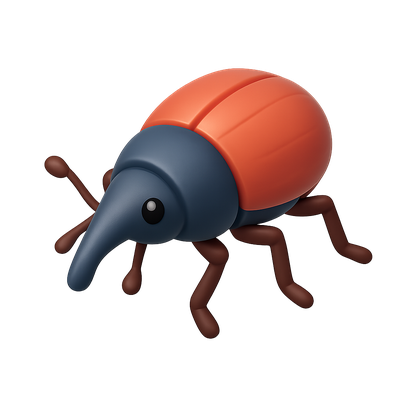 Colorful Cartoon Beetle Illustration