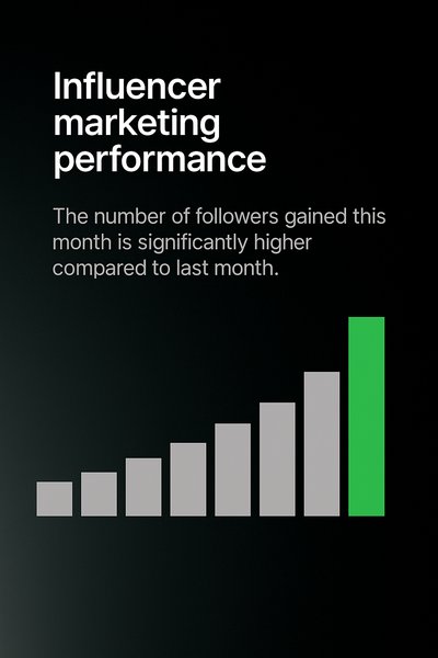 Data Visualization for Influencer Marketing Performance