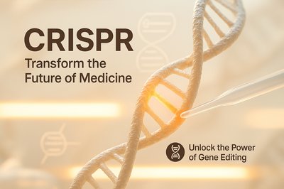 Promotional Graphic for CRISPR Gene Editing