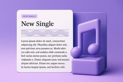 3D Illustration for New Single Promotion