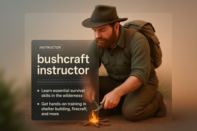 Bushcraft Instructor: Essential Wilderness Survival Skills