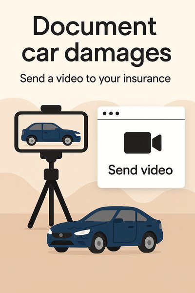 Illustrative Guide for Documenting Car Damages via Video