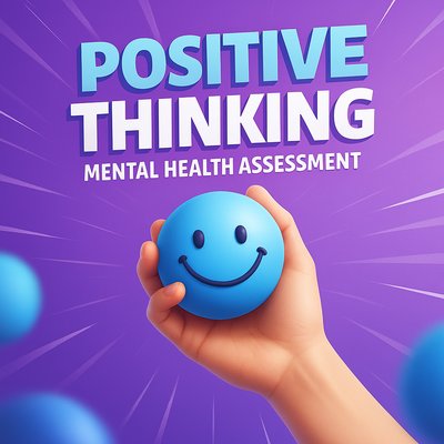 Vibrant Sphere of Joy: Positive Thinking Concept
