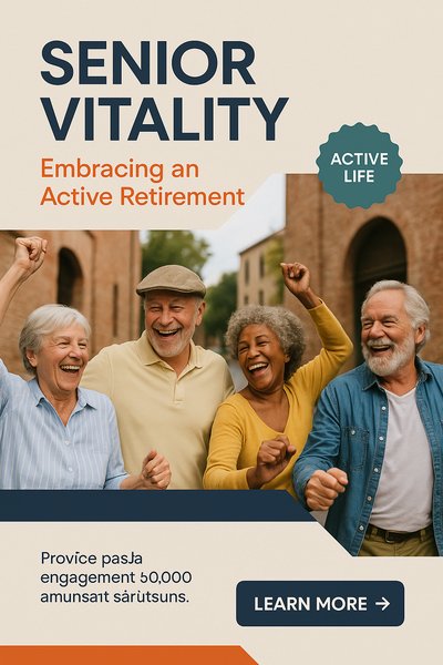 Joyful Seniors Celebrating Vitality Through Dance