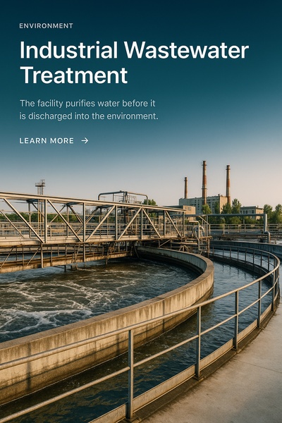 Industrial Wastewater Treatment Plant Purifying Water Efficiently