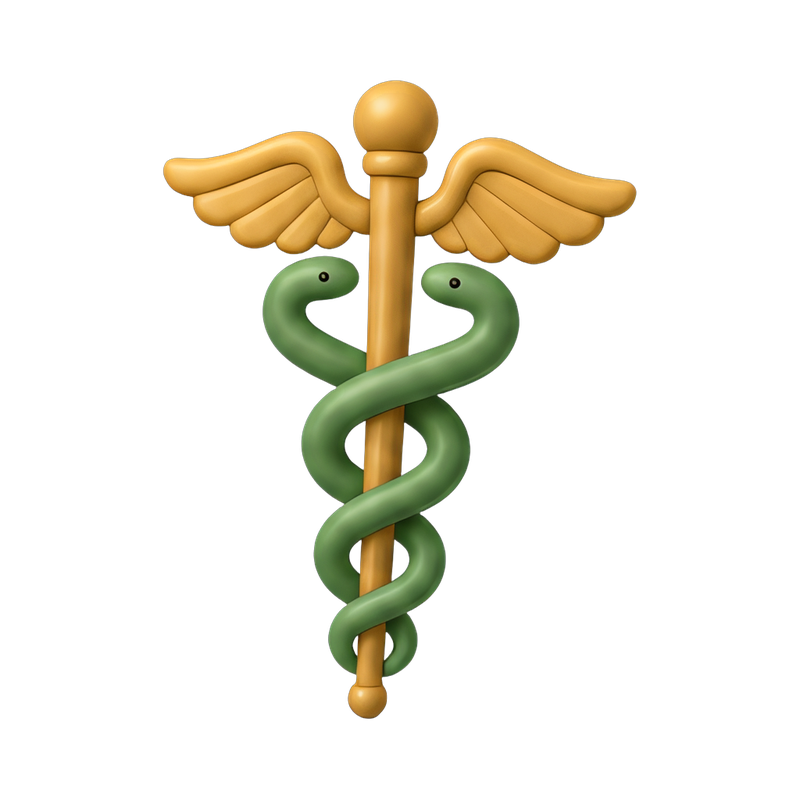 caduceus staff illustration