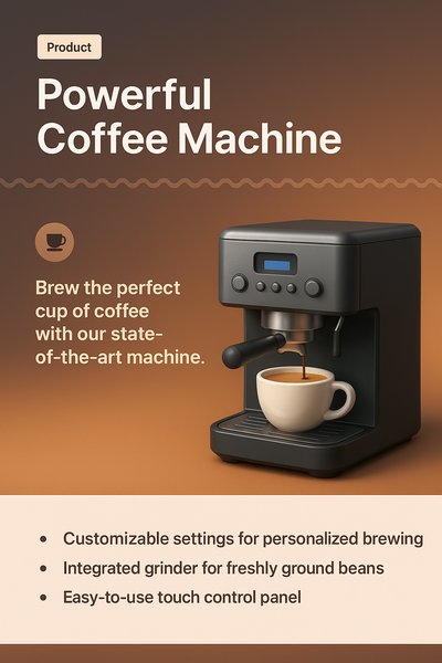 Powerful Coffee Machine for Perfect Brewing