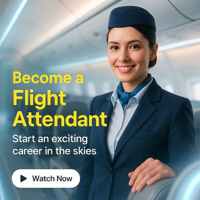 Promotional Image for Flight Attendant Career Opportunities