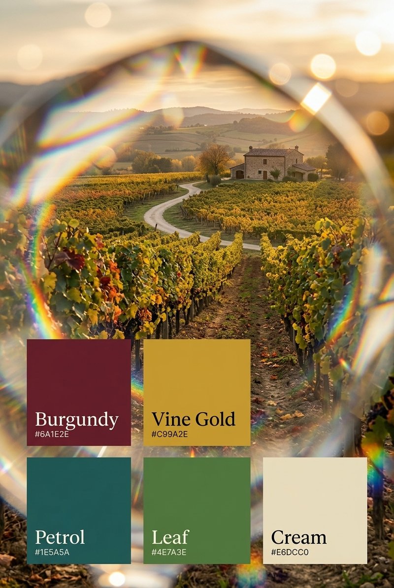 lush vineyard landscape