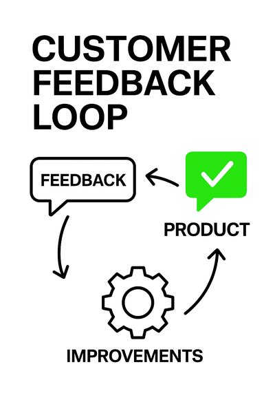 Illustrative Diagram of Customer Feedback Loop Process