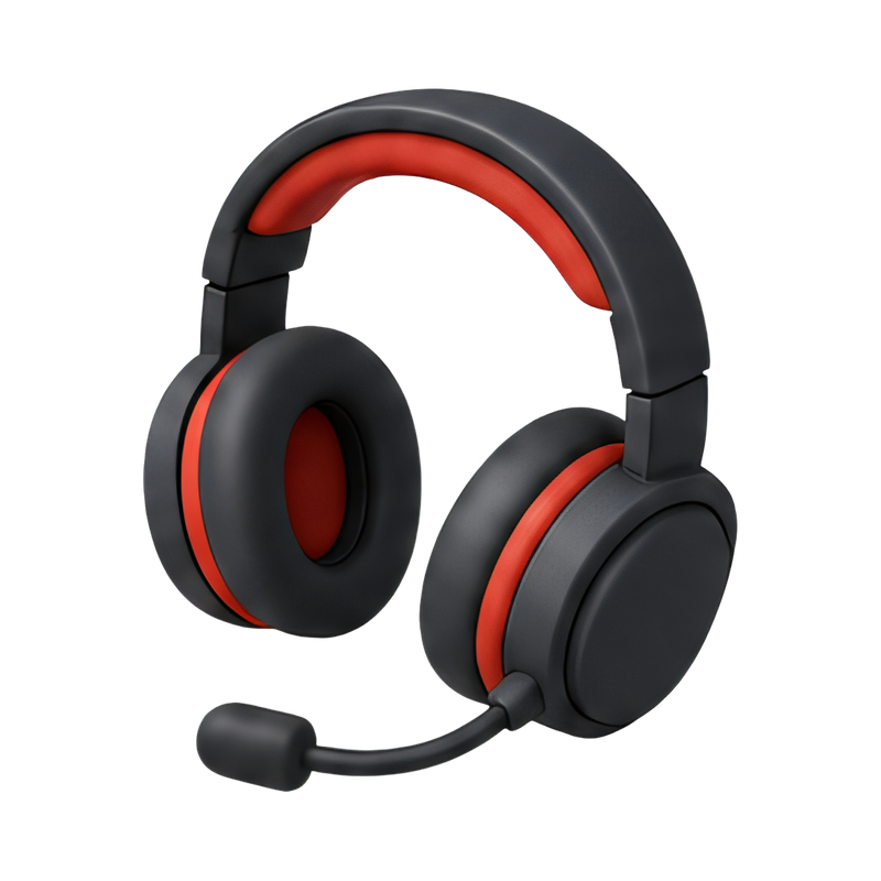 Professional headset with boom mic