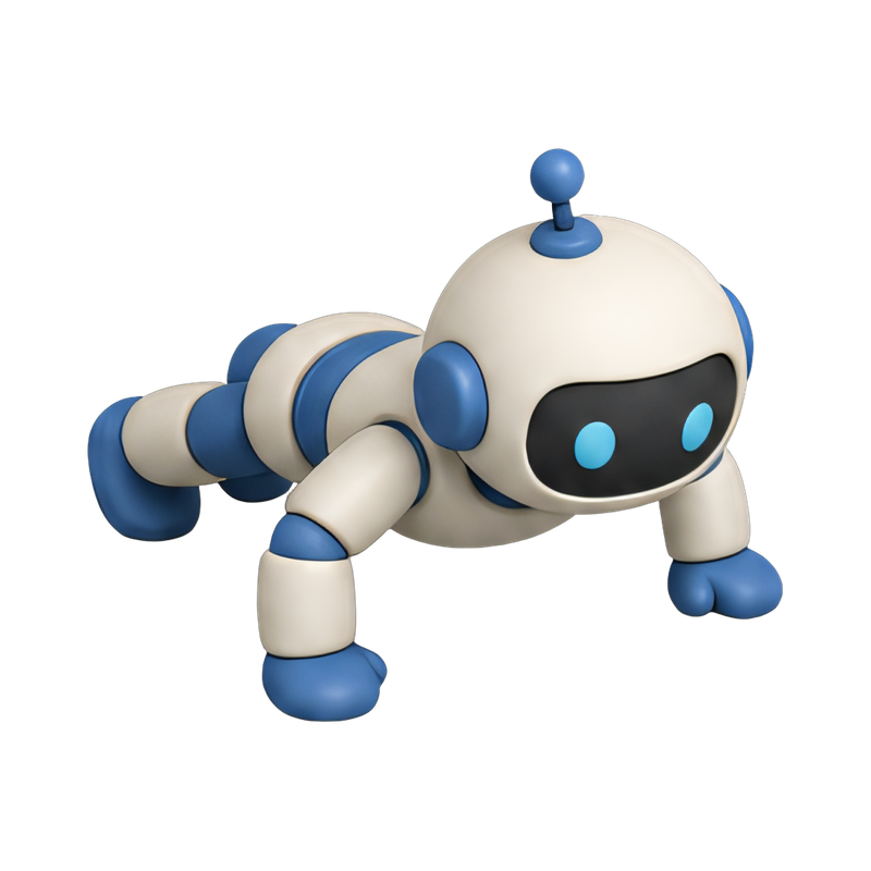robot performing push-ups