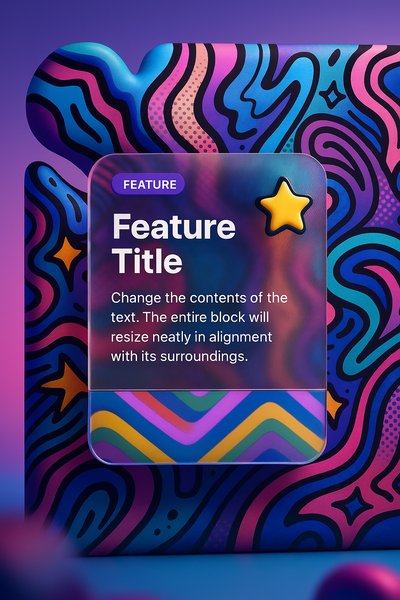 Psychedelic Web Design with Retro Elements