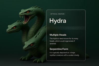 3D Hydra Design with Integrated Information Panels