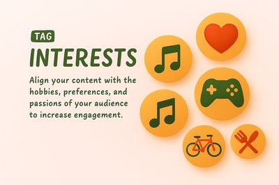 Informative Graphic on Audience Interests and Engagement