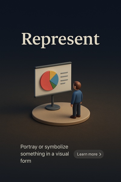 Aerial View of a 3D Scene Representing Data Visualization