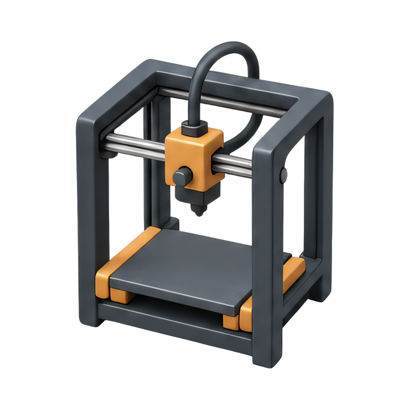 FDM 3D printer in action