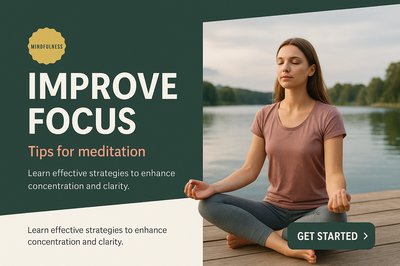 Meditation at the Lake: Enhance Your Focus