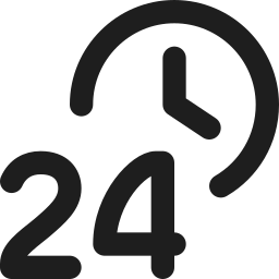 24/7 24 hours all day